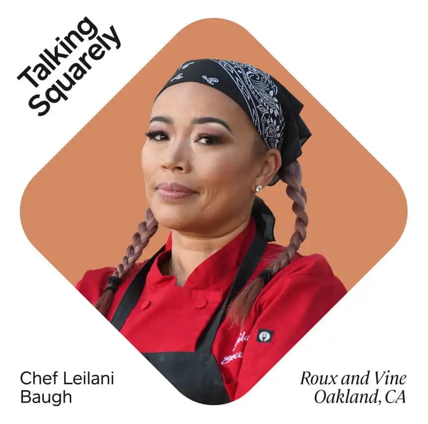 Chef Leilani Baugh of Roux and Vine in Oakland, California